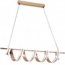 Φωτιστικό Κρεμαστό LED 90W 230V 7020lm CCT Χρυσαφί ELISA